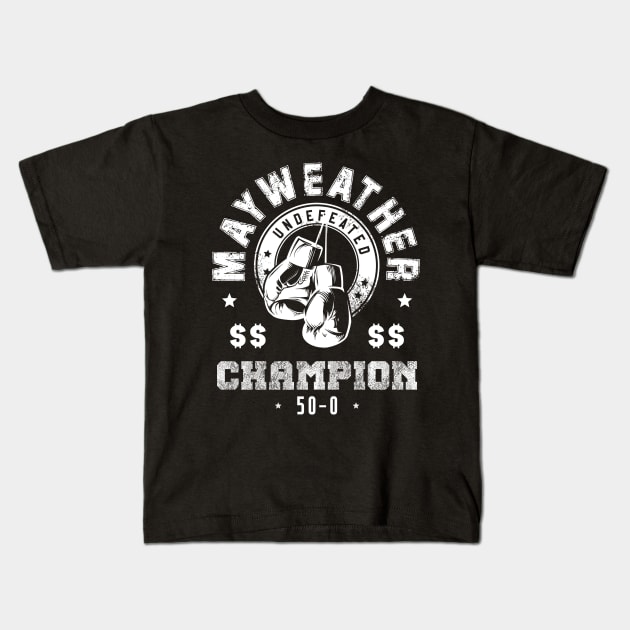 Floyd Money Mayweather Kids T-Shirt by CulturedVisuals